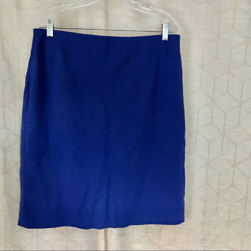Philosophy Blue Pencil Skirt